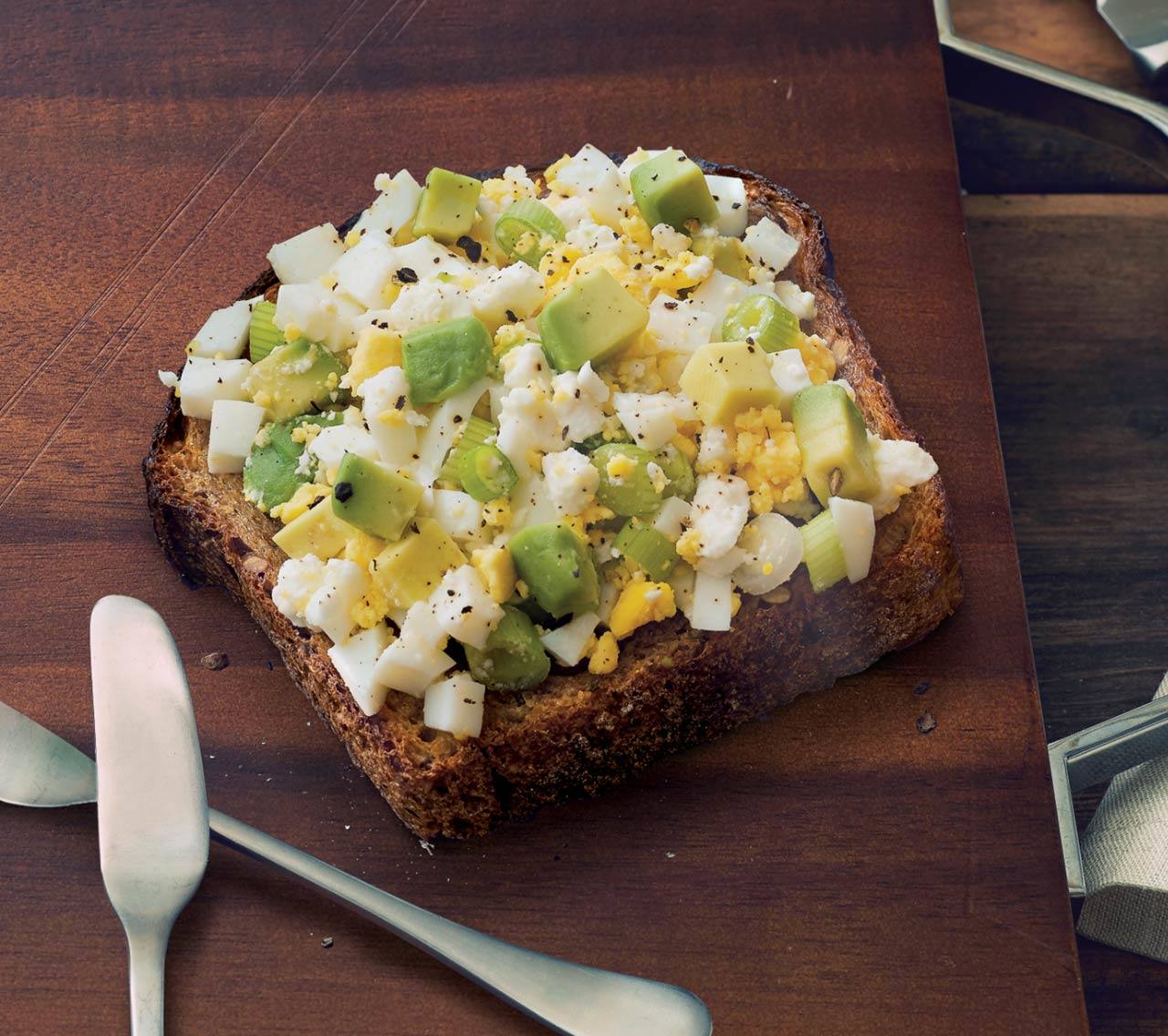 Avocado Toast With Egg And Feta Cheese| Becel