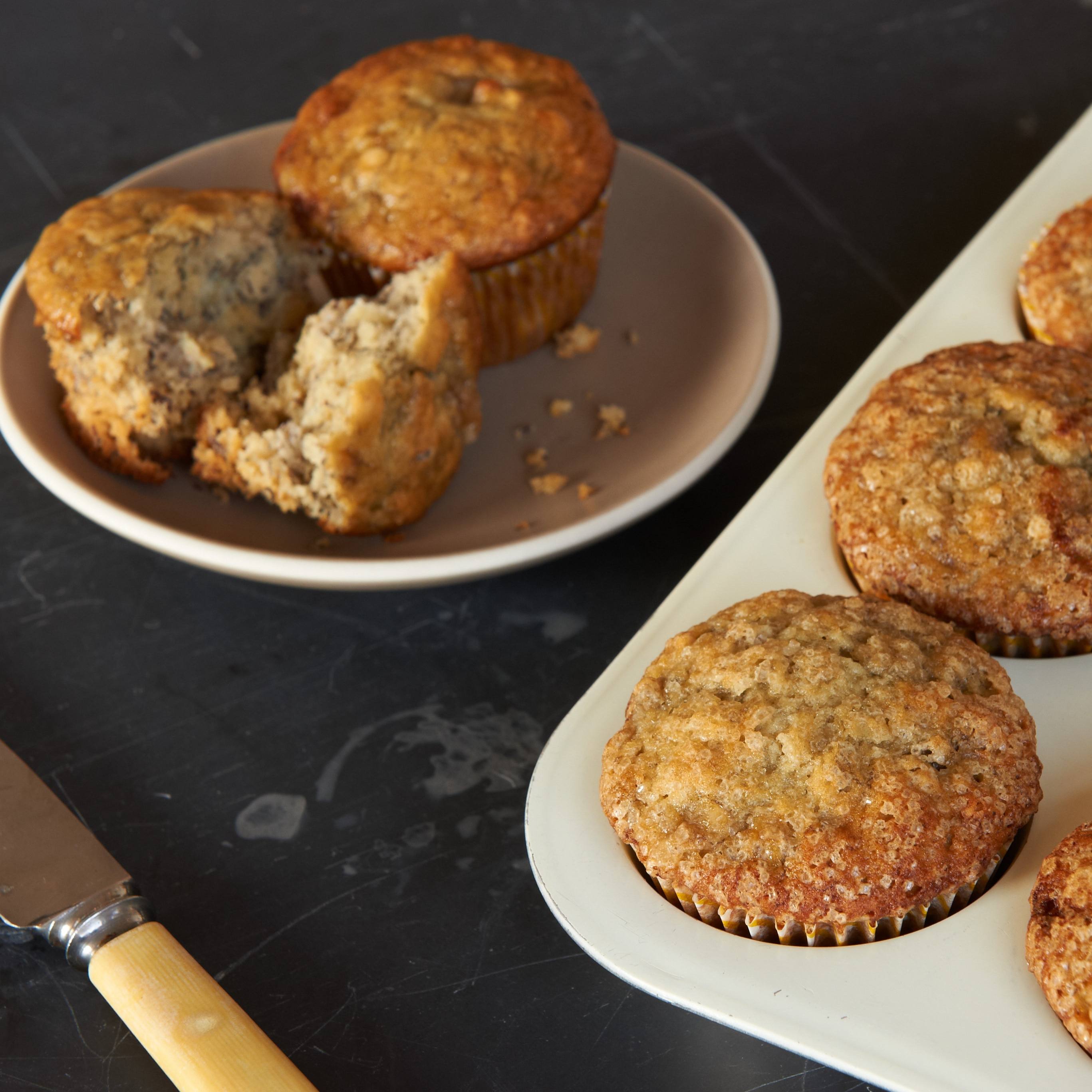 Muffins Aux Bananes Et Noix