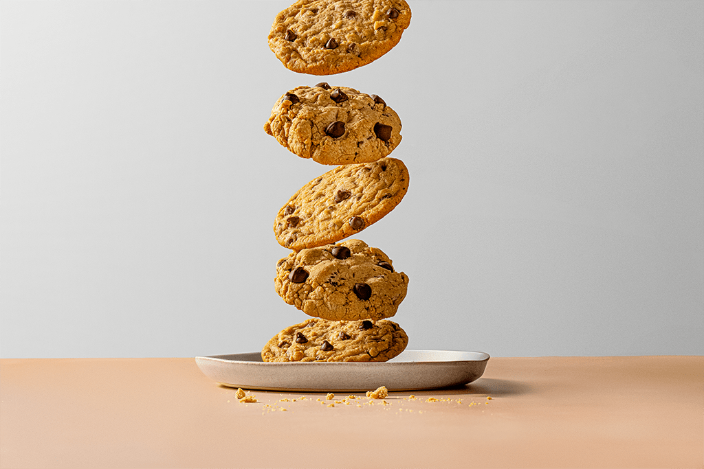 recipe image Biscuits minces et épais aux brisures de chocolat sans produits laitiers