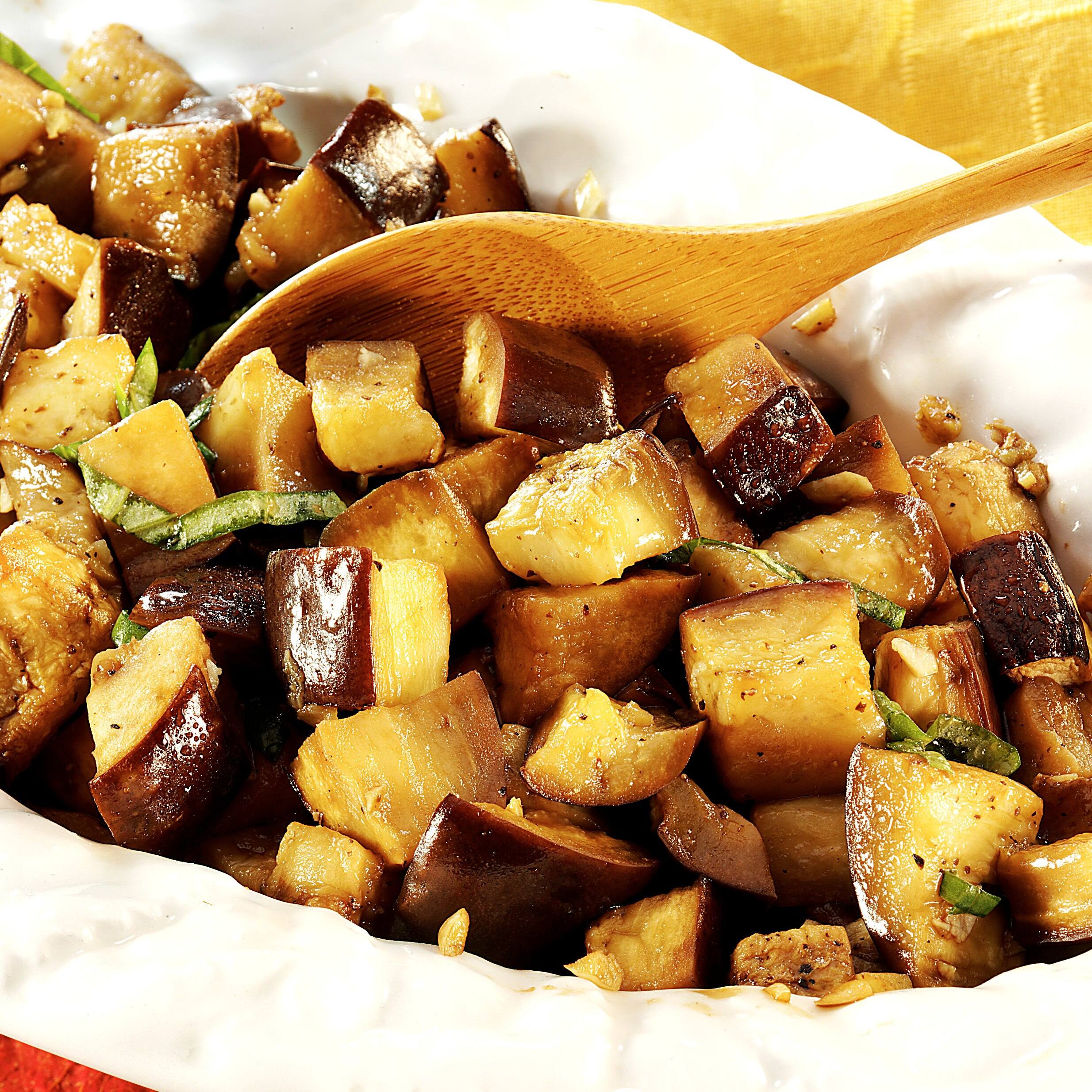 recipe image Garlic Roasted Eggplant