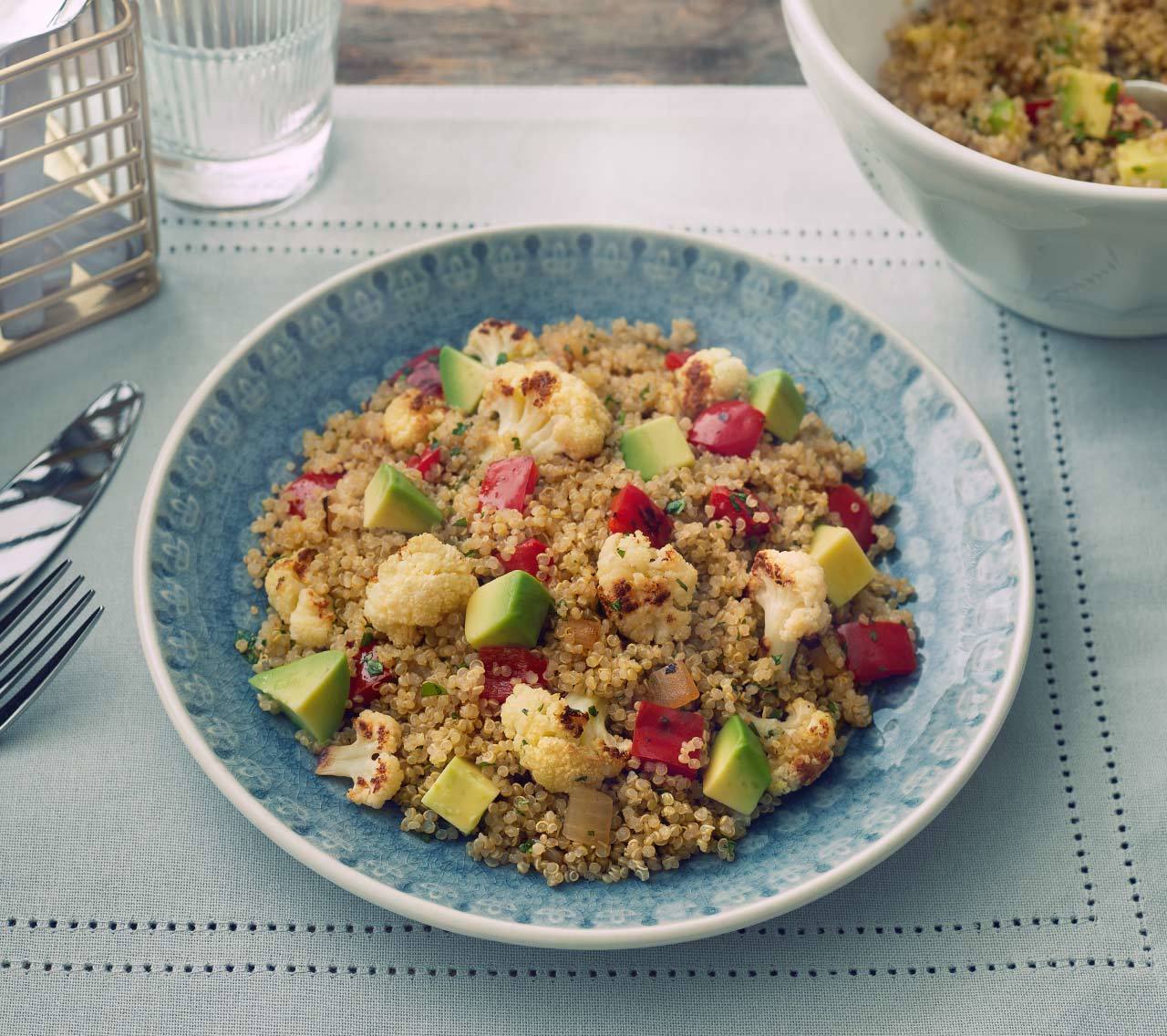 recipe image Honey-Lime Quinoa and Cauliflower Salad